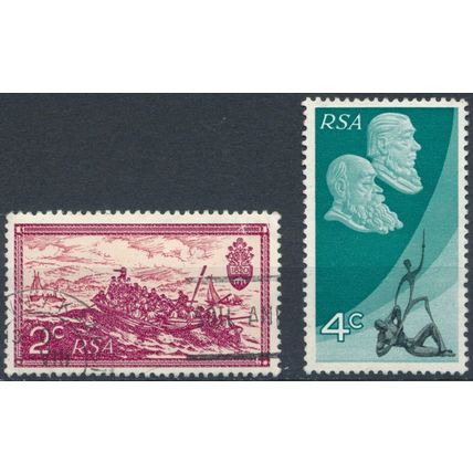 10ᵗʰ Anniv of The Republic - South Africa 1971 - F H - SG 305/6 (A)