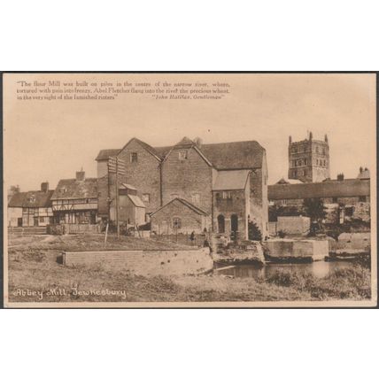 Abbey Mill, Tewkesbury, Gloucestershire, c.1930 - Atkins Postcard