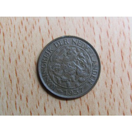 Netherlands 1937 1 Cent Coin
