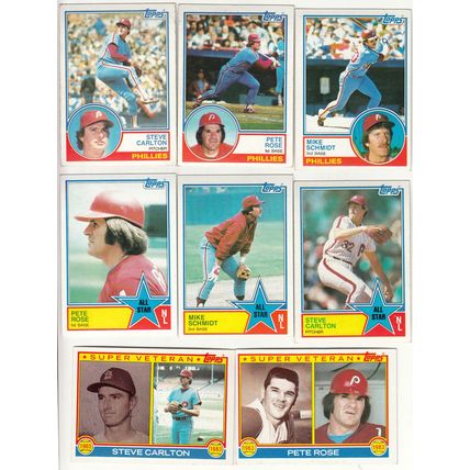 1983 Topps Philadelphia Phillies team set 40 cards