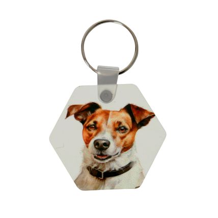 Jack Russell - Printed Mdf Keyring -Free Personalisation is Available