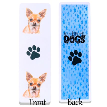 Chihuahua Bookmark - Fully Laminated 300gsm Bookmark - Bookish Gift