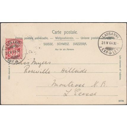 La Cathédrale, Lausanne, 1904 - Guggenheim CPA