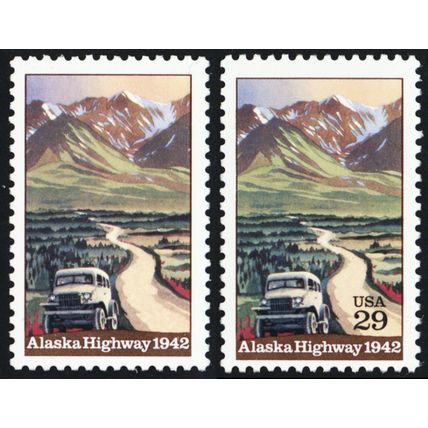 2635a, Mint VF NH 29¢ - Black Litho Color Omitted Error With Normal Stuart Katz