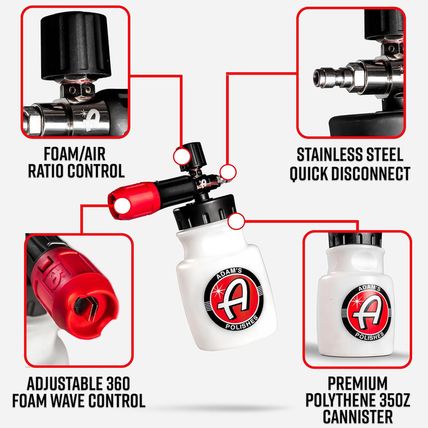 Adam'S Polishes Premium Foam Cannon - Soap Sprayer for Car Wash | Sprayer Cannis