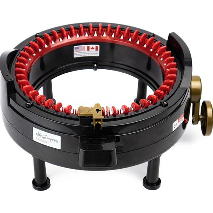 Addiexpress King Size Knitting Machine, 46 Needles Circle Knit Loom Machine with