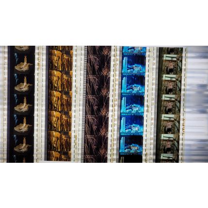 Never ending story. Pk MULTI AKF - A004d . - 5 STRIPS OF 5 - 35MM FILM CELLS