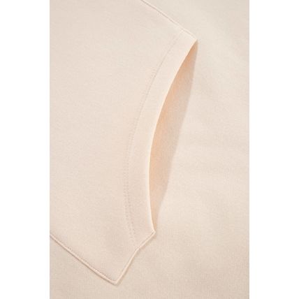 Apricot Drawstring Turtleneck Dolman Sleeve Sweatshirt