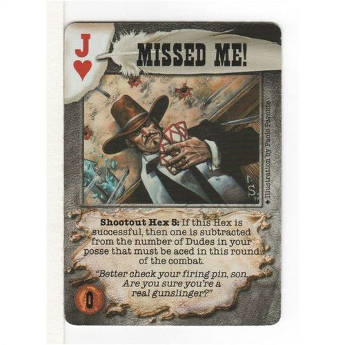 CCG - DEADLANDS: EPISODE 4 - MISSED ME - RARE
