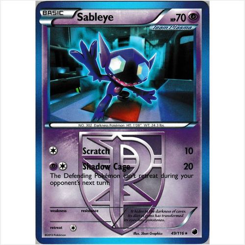 Pokemon Black & White Plasma Freeze - #49/116 - Sableye