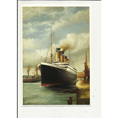 White Star Line RMS TITANIC Art Postcard by Mayfair (BB 168)