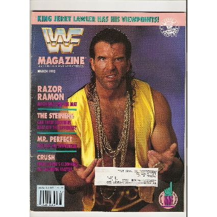 WORLD WRESTLING FEDERATION magazine MARCH 1993 RAZOR RAMON