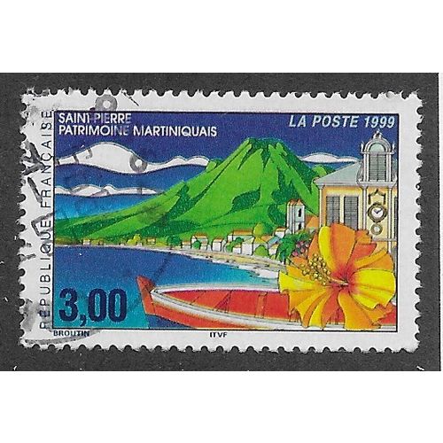 FRA 1999 3F 'MARTINIQUE' FINE USED (EBID58-068)