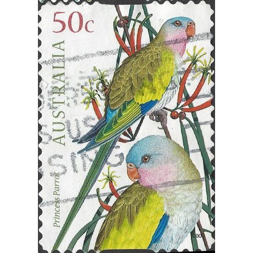 AUSTRALIA, BIRDS, Princess Parrot, green 2005, 36c, #5
