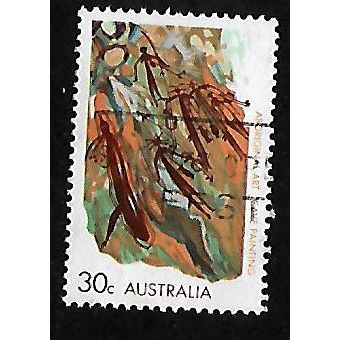 AUSTRALIA 1971 ABORIGINAL ART 30c CAVE PAINTINGS SG496 FINE USED#2