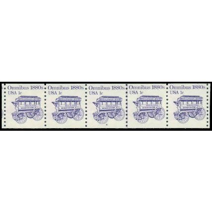 1897 1c Omnibus Very Fine MNH Dry Gum PNC 6/5 P0450