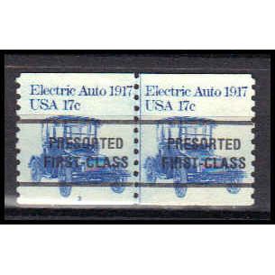1906a 17c Electric Auto Fine MNH Dry Gum CNP Left 3D PA0487