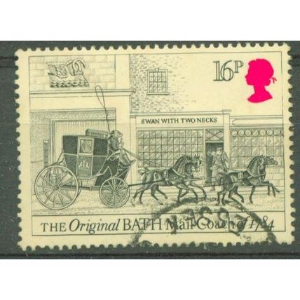 GREAT BRITAIN - 1984 Mail Coach - 16p - Bath Mail Coach, 1784 - FU
