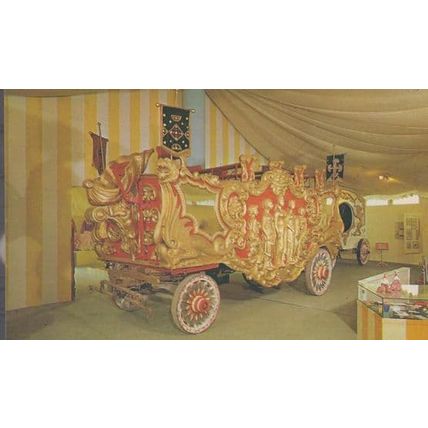 Ringling Museum Of The USA Circus Wagon Transportation Sarasota Florida Postcard