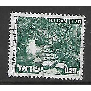 ISRAEL 1971 LANDSCAPES 20a GREEN TEL DAN SG 497 FINE USED#2