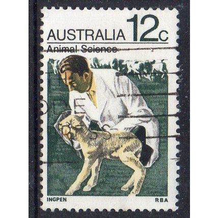 Australia 1971 Centenary of the RSPCA - Animal Science 12c Used