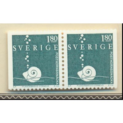Sweden Stamp Scott #1468, Mint Never Hinged, Booklet Pair
