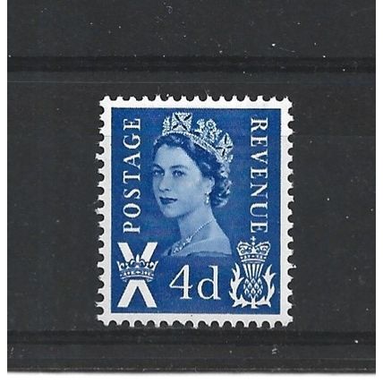Scotland.S8 4d Deep Bright Blue.Mounted Mint.Aug25