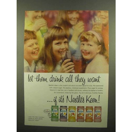 1965 Nestle's Keen Drink Ad - All They Want