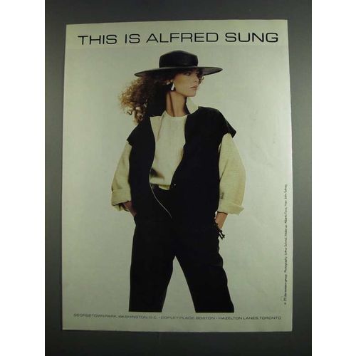 1984 Alfred Sung Fashion Ad