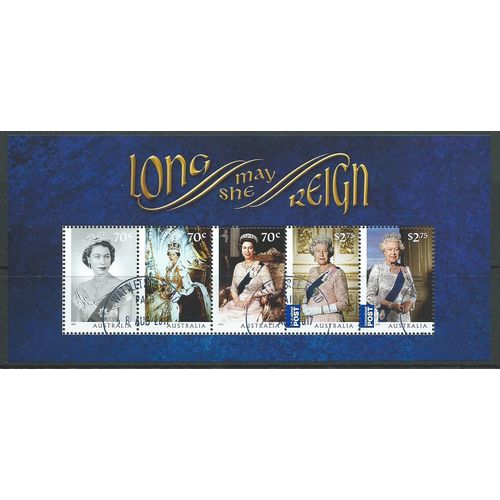 AUS 2015 'LONG MAY SHE REIGN' M/S FINE USED (EBID50-406cXL)