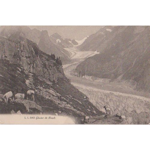 Switzerland 1933 Glacier de Fiesch by Jullien Freres