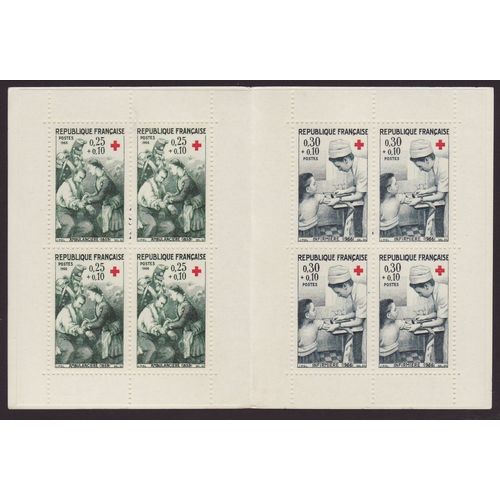 France 1966 SG XSB16 UMM Booklet - Red Cross/Semi-postal (E-382)