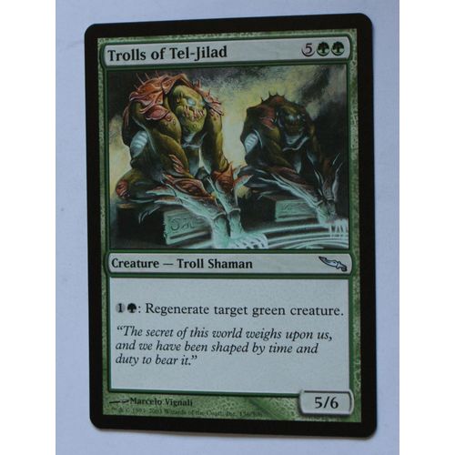 Magic the Gathering MTG CCG: Mirrodin # 136 Trolls of Tel-Jilad (A) 2003 WotC