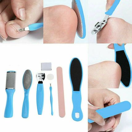 8Pcs Foot Pedicure Tools Set Exfoliating Scrub Prevent Dead Skin Remove Manicure