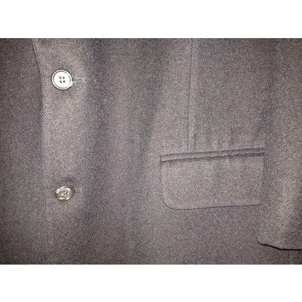 Two-Button 100% CamelHair Sport Black Coat Men Size 46 Regular Brooks Brothers