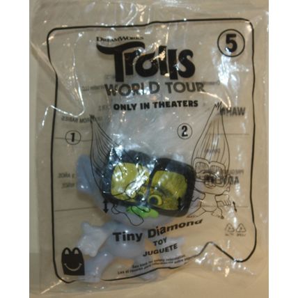 2020 McDonalds Trolls World Tour #5 Tiny Diamond Mint in Package