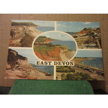 multiview, EAST DEVON county unused postcard by J. Salmon =