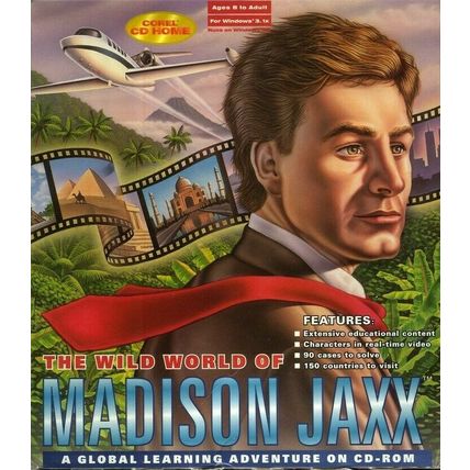The Wild World of Madison Jaxx (Ages 8+) (5 PC-CDs, 1996) - New CDs in SLEEVE
