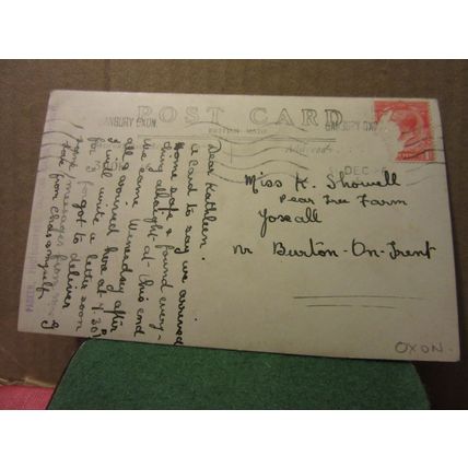 BARFORD ST MICHAEL, OXFORDSHIRE, used postcard 1926 pm Packer, Chipping Norton =