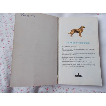 DOG BOOK / ENCYCLOPEDIA 1974 (10/01) # #