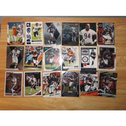 Huge lot 125 cards CHICAGO BEARS top brands '87 - '21 Stars, R/C, inserts LOOK!