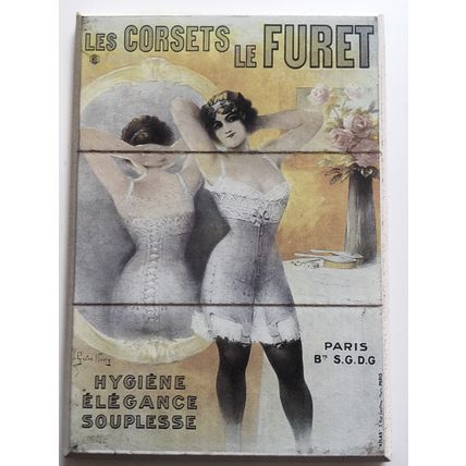 WALL HANGINGS - VINTAGE FRENCH ADVERTISING (SET OF 4)