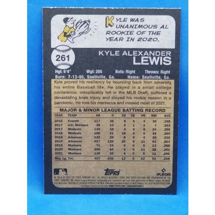 2022 Topps Heritage #261 Kyle Lewis