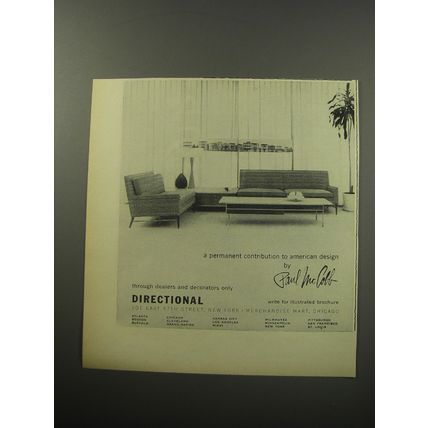 1955 Directional Furniture by Paul McCobb Advertisement