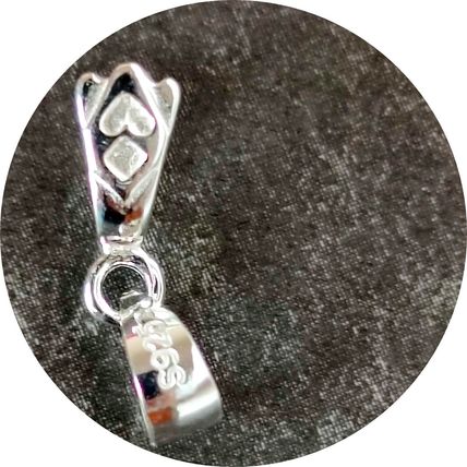 925 Sterling Silver Pendant Mount Bail Medium size High Quality 3 pack sizes C17