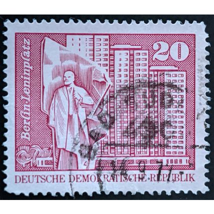 Stamp Germany East SGE1536 1973 20Pfg Leninplatz Large Used