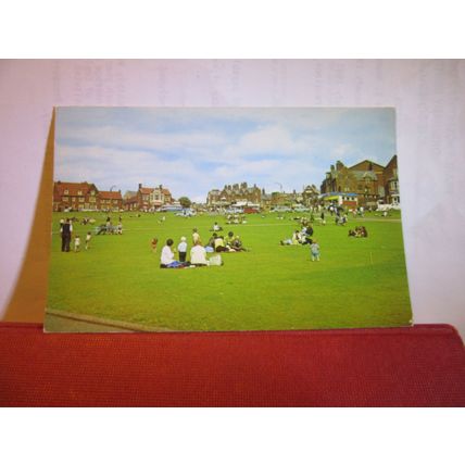 THE GREENSWARD, HUNSTANTON, Norfolk. used postcard 1972 pm #
