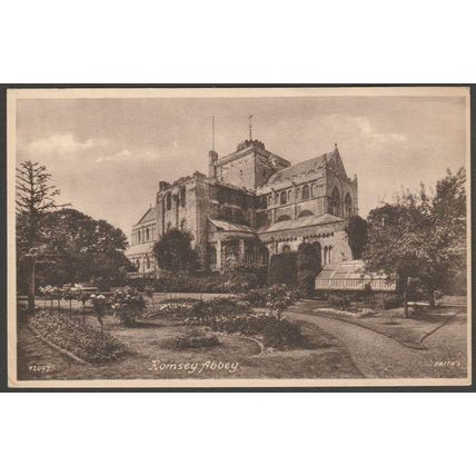 Romsey Abbey, Hampshire, c.1930s - Frith's Postcard