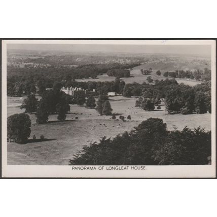 Panorama of Longleat House, Wiltshire, c.1950 - Longleat Estate Co RP Postcard