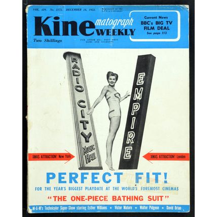 KINE WEEKLY 1952 Folly To Be Wise, Vienna Waltzes UK MAGAZINE